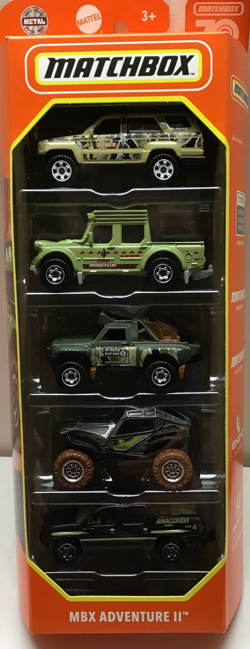 MATCHBOX 5 PACK MBX ADVENTURE II