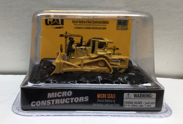 DIECAST MASTERS CAT DIECAST MICRO CONSTRUCTOR ASSORTED RANGE - D8T TRACK TRACTOR