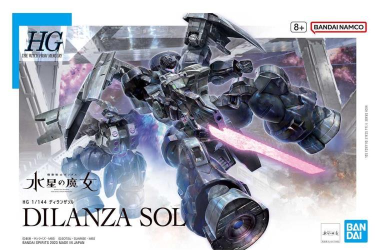 BANDAI 5065113 HG DILANZA SOL 1/144 SCALE PLASTIC MODEL KIT