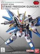 BANDAI 5065620 SD GUNDAM EX-STANDARD ZGMF-X20A STRIKE FREEDOM GUNDAM PLASTIC MODEL KIT