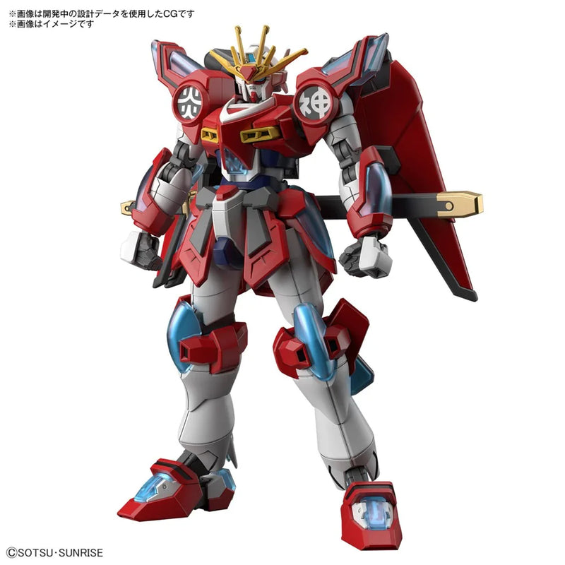 BANDAI 5065712 HG SHIN BURNING GUNDAM 1/144 SCALE PLASTIC MODEL KIT