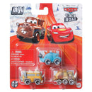 DISNEY PIXAR CARS MINI RACERS 3 PACK INCLUDES QUADRATORQUOSAUR - WESTFALANAPUS - CLANKYLOSAURUS DIECAST METAL CARS