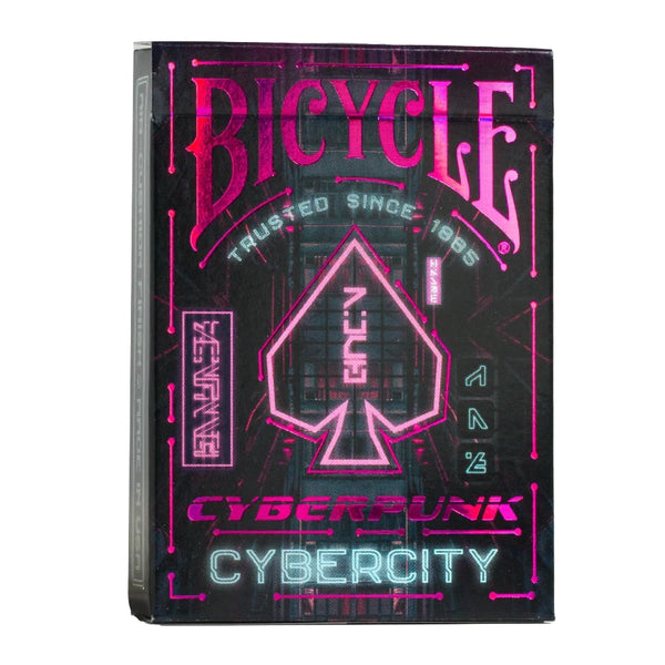 BICYCLE CYBERPUNK CYBERCITY POKER PLAYING CARDS