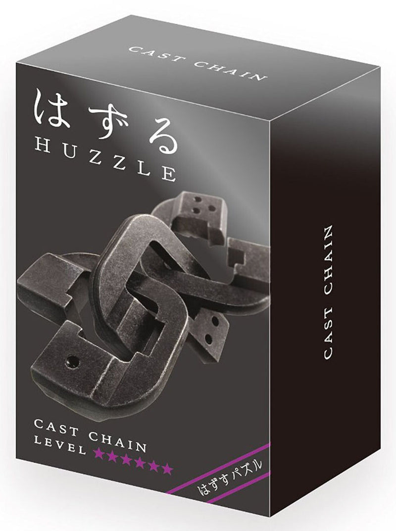 HANAYAMA HUZZLE CAST CHAIN DISASSEMBLE AND ASSEMBLE TYPE METAL PUZZLE DIFFICULTY  LEVEL 6