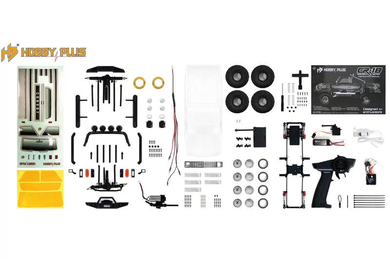 HOBBY PLUS 1810044 CR-18 BUILDERS EDITION CONVOY 1/18  SCALE CRAWLER KIT