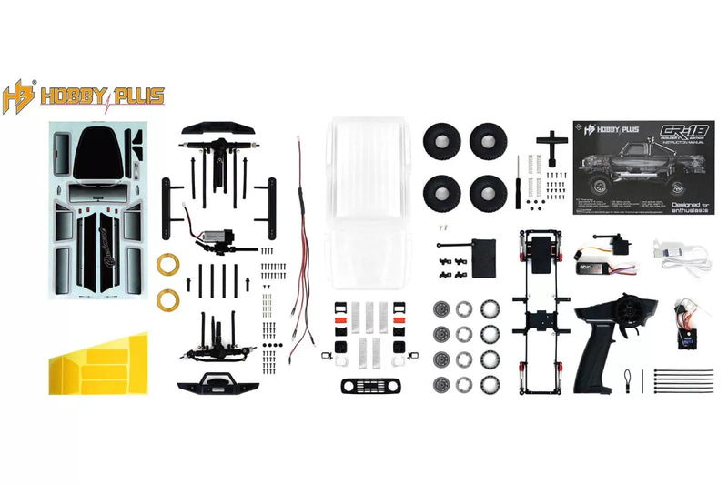 HOBBY PLUS 1810046 CR-18 BUILDERS EDITION RUSHMORE 1/18 SCALE CRAWLER KIT