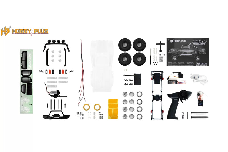 HOBBY PLUS 1810105 CR-18 BUILDERS EDITION HARVEST 1/18 SCALE CRAWLER KIT