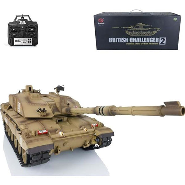 HENG LONG 3908-1 BRITISH CHALLENGER 2 7.0 VERSION RTR 1/16 SCALE RC TANK