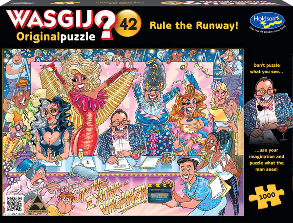 WASGIJ? 77601 ORIGINAL PUZZLE #42 - RULE THE RUNWAY! 1000PC  JIGSAW PUZZLE