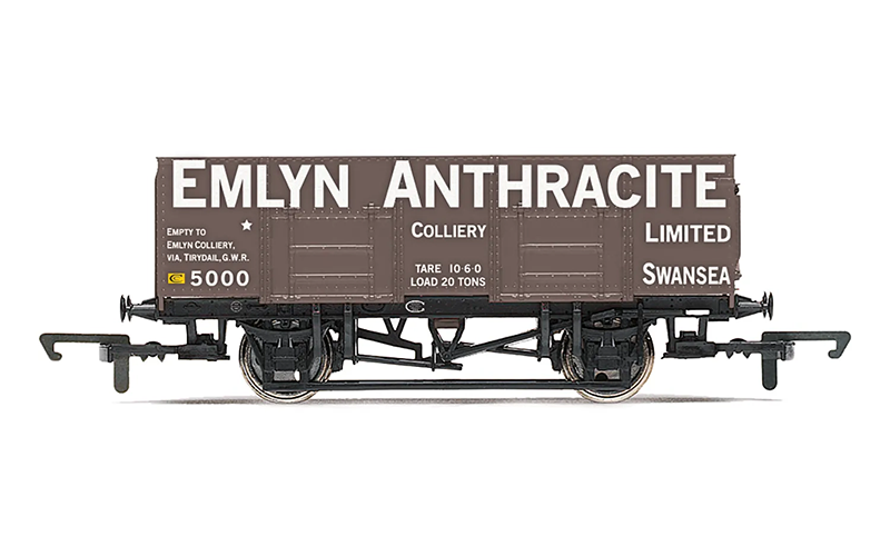 HORNBY R60111 ALL STEEL 21 TON MINERAL WAGON EMLYN ANTHRACITE COLLIERY ERA3 OO GUAGE  ROLLING STOCK