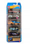 HOT WHEELS 1806 HW DEMO DESTRUCTION DIECAST CAR 5 PACK - PROJECT SPEEDER - REPO DUTY - CRUISE BRUISER - BLIND SIDED - FLAT IRON