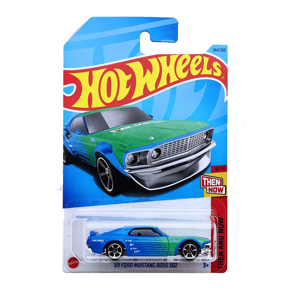 HOT WHEELS '69 FORD MUSTANG BOSS 302 10/10 THEN AND NOW