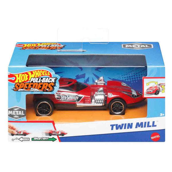 HOTWHEELS PULL BACK SPEEDERS HPR72 HW DREAM GARAGE - TWIN MILL 02/03