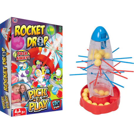 HTI PICK AND PLAY ROCKET DROP TRAVEL GAME
