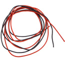 HOBBY WORKS RC SILICON WIRE 20AWG 1.8MM 1M BLACK 1M RED