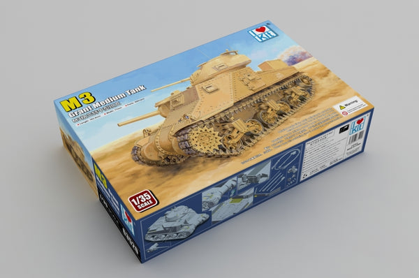 I LOVE KIT 63520 M3 GRANT MEDIUM TANK 1/35 SCALE PLASTIC MODEL TANK KIT