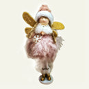 COTTON CANDY ANGEL STANDING DECORATION PINK ASSORTED