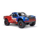 ARRMA MOJAVE 4X4 BLX 4S DESERT TRUCK READY TO RUN BLUE AND RED REQUIRES BATTERY AND CHARGER