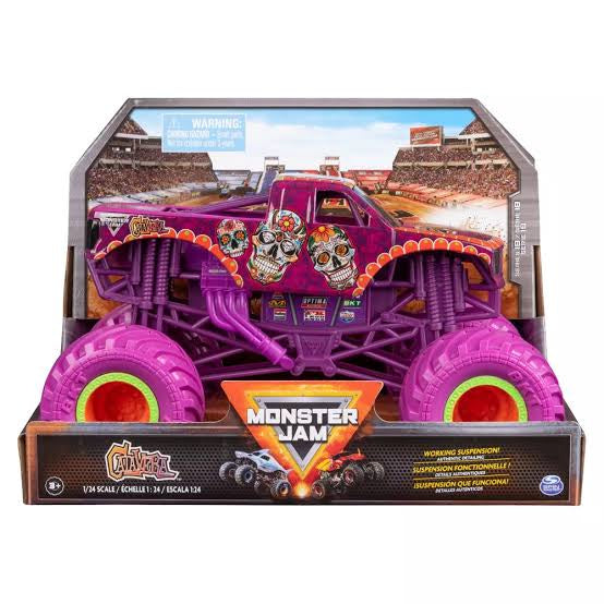 MONSTER JAM CALAVERA 1/24 SCALE DIECAST MONSTER TRUCK