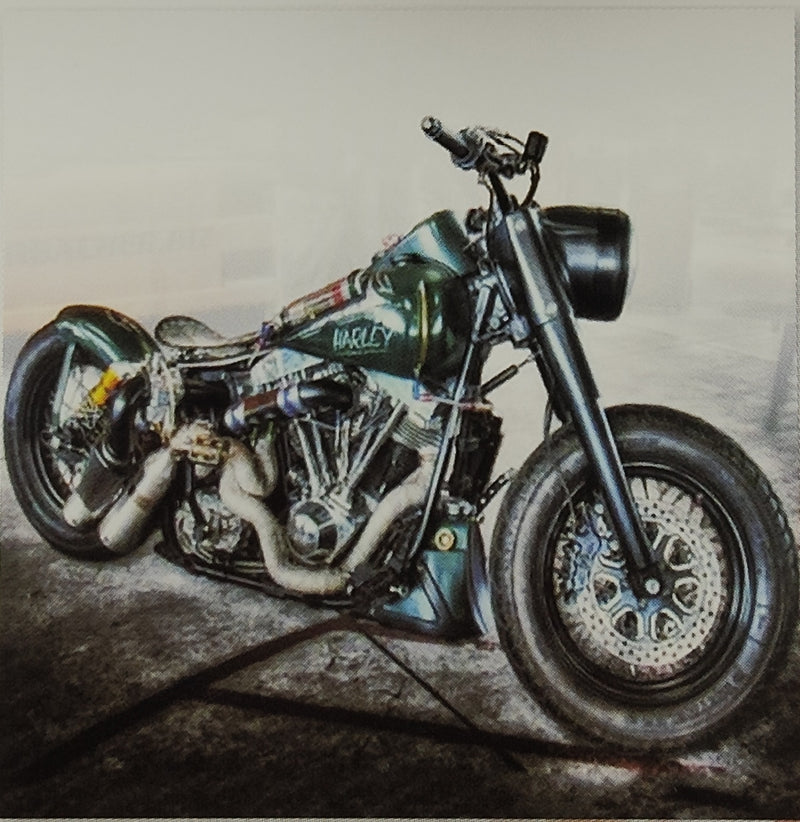 5D DIAMOND PICTURE - MOTORBIKE - HI STONE KIT 30CM X 30CM