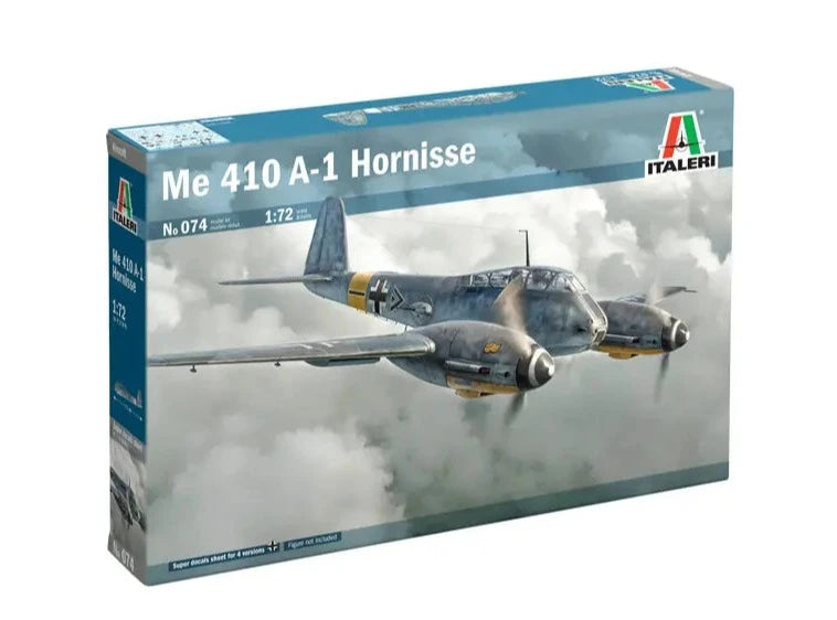 ITALERI 074 ME 410 A-1 HORNISSE  1/72 SCALE PLASTIC AIRCRAFT MODEL KIT