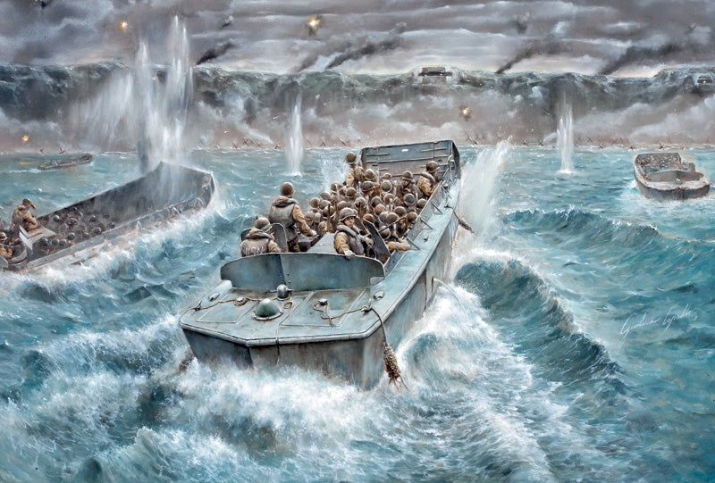 ITALERI 6524 LCVP WITH US INFANTRY D-DAY 1/35 SCALE PLASTIC MODEL KIT