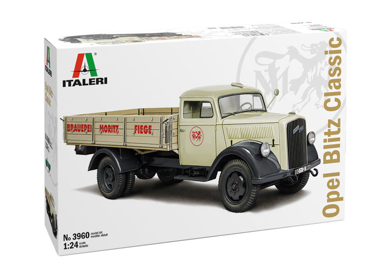 ITALERI 3960 OPEL BLITZ CLASSIC TRUCK 1/24 SCALE PLASTIC MODEL KIT