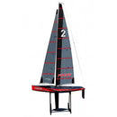 JOYSWAY 8812V3R FOCUS III V3 1000MM 2.4GHZ PNP RACING YACHT PLUG AND PLAY WITH NO RADIO CONTROLLER - RED