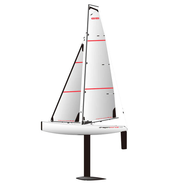 JOYSWAY 8815V7 DRAGON FORCE 65 DF65 V7 650MM 2.4GHZ RTR YACHT SAILBOAT WITH J4C05 RADIO - INCLUDES NEW UPGRADED DF RACING WINCH SERVO, NEW BOAT STAND UPGRADED KIT