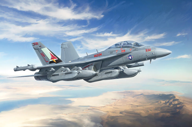 ITALERI 2824 EA-18G GROWLER 1:48 SCALE PLASTIC MODEL AIRCRAFT KIT