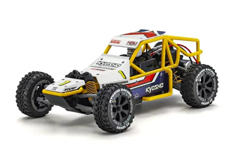 KYOSHO 34405T1 SANDMASTER 2.0 ELECTRIC RTR RC BUGGY WHITE/BLUE 1:10 SCALE