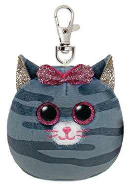 TY SQUISHY BEANIES KIKI CAT SQUISH CLIP