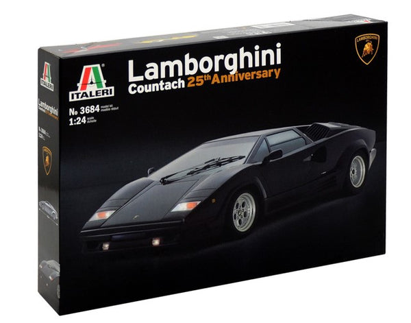 ITALERI 3684 LAMBORGHINI COUNTACH 25 ANNIVERSARY MODEL CAR 1/24