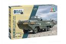 ITALERI 7022 DUKW 2.1/2 TON GMC AMPHIBIOUS VEHICLE DDAY ANNIVERSARY 1/72 SCALE PLASTIC MODEL KIT