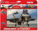 AIRFIX A55010 STARTER KIT LOCKHEED MARTIN F-35B LIGHNING II FIGHTER 1/72 SCALE PLASTIC MODEL KIT