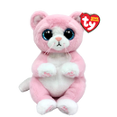 TY BEANIE BELLIES LILLIBELLE PINK CAT REGULAR PLUSH