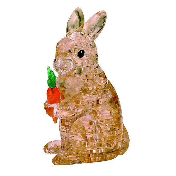 CRYSTAL PUZZLE 90159 BROWN RABBIT 41PC 3D JIGSAW PUZZLE