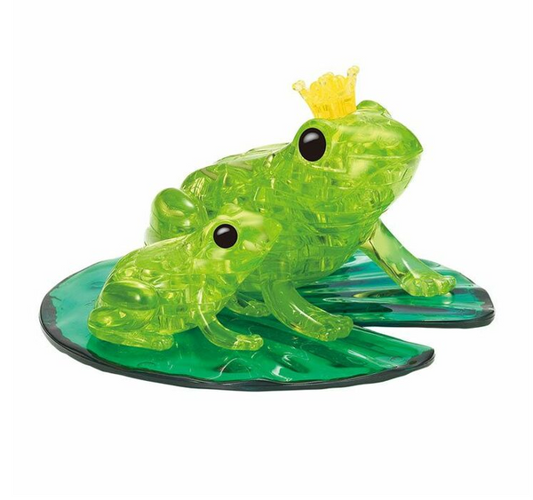 CRYSTAL PUZZLE 90168 FROG 43PC 3D JIGSAW PUZZLE