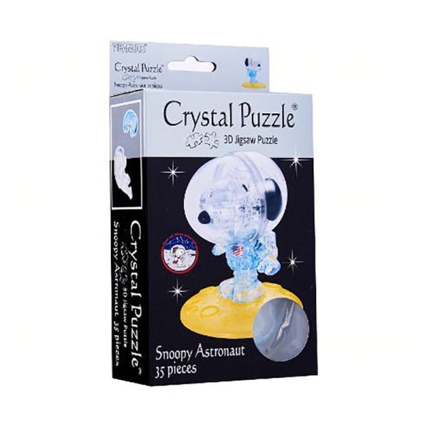 CRYSTAL PUZZLE 90427 SNOOPY ASTRONAUT 35PC 3D JIGSAW PUZZLE