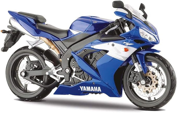MAISTO MOTORCYCLE 1/12 SCALE YAMAHA YZF-R1 BLUE DIECAST