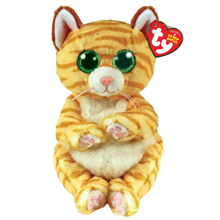 TY BEANIE BELLIES MANGO GOLD CAT REGULAR PLUSH