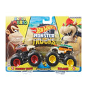 HOT WHEELS MONSTER TRUCKS DEMOLITION DOUBLES DONKEY KONG VS BOWSER