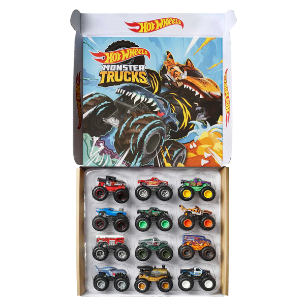 HOT WHEELS ULTIMATE CHAOS 12 PIECES MONSTER TRUCK PACK