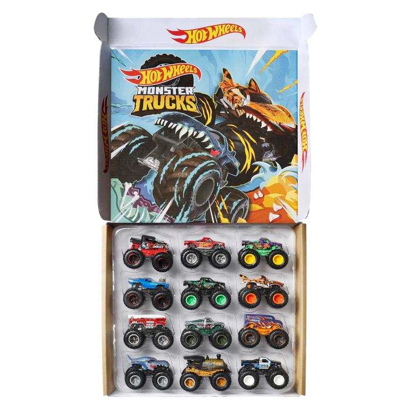 HOT WHEELS ULTIMATE CHAOS 12 PIECES MONSTER TRUCK PACK
