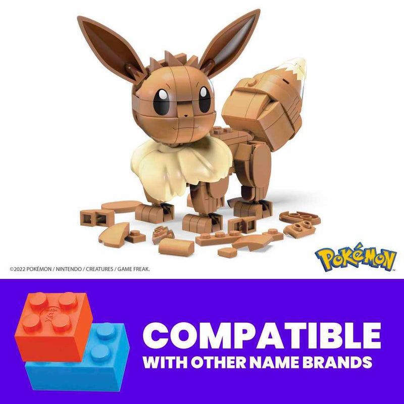 MEGA POKEMON - BUILD AND SHOW EEVEE BUILDING BLOCK SET 215PC