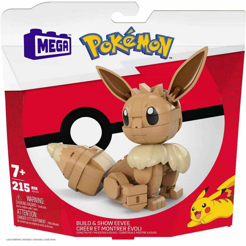 MEGA POKEMON - BUILD AND SHOW EEVEE BUILDING BLOCK SET 215PC