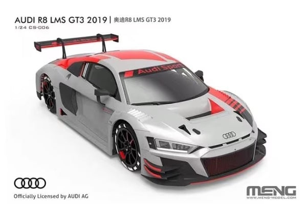 MENG CS-006 AUDI R8 LMS GT3 2019  1/24 SCALE PLASTIC  MODEL CAR SERTIES KIT