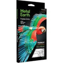 METAL EARTH PREMIUM SERIES ICONX ICX118 PARROT - JUBILEE MACAW 3D METAL MODEL KIT WITH ACRYLIC STAND