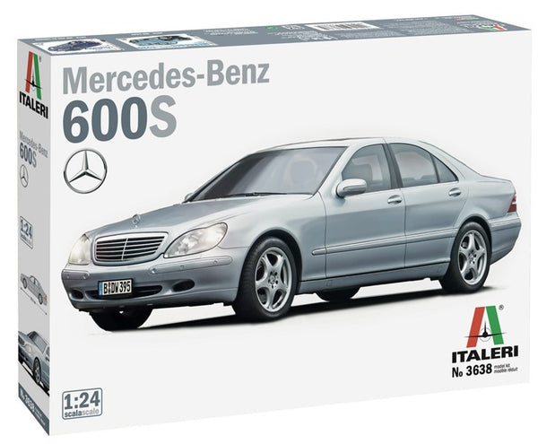 ITALERI 3638 MERCEDES BENZ 600S 1:24 PLASTIC MODEL CAR KIT