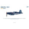 MAGIC FACTORY 5001  F4U-1A/2 CORSAIR DUAL COMBO LIMITED EDITION 1/48 SCALE PLASTIC MODEL KIT FIGHTER